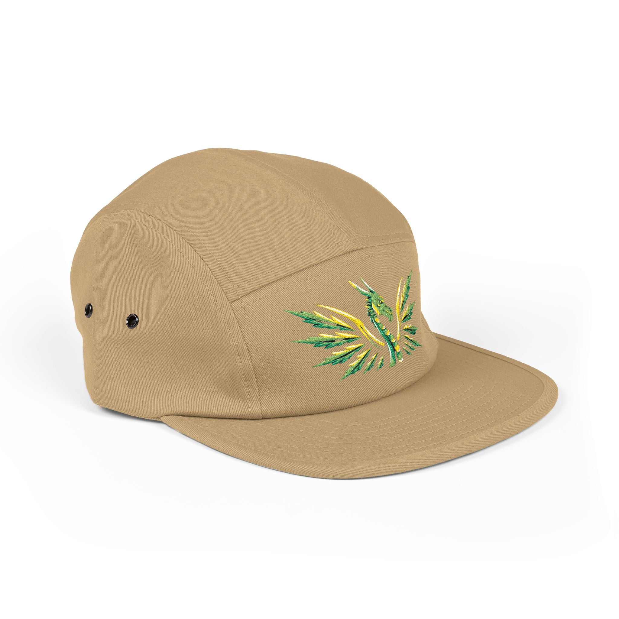 Embroidered Phoenix 5-Panel Cap — GO! WITH NIKO