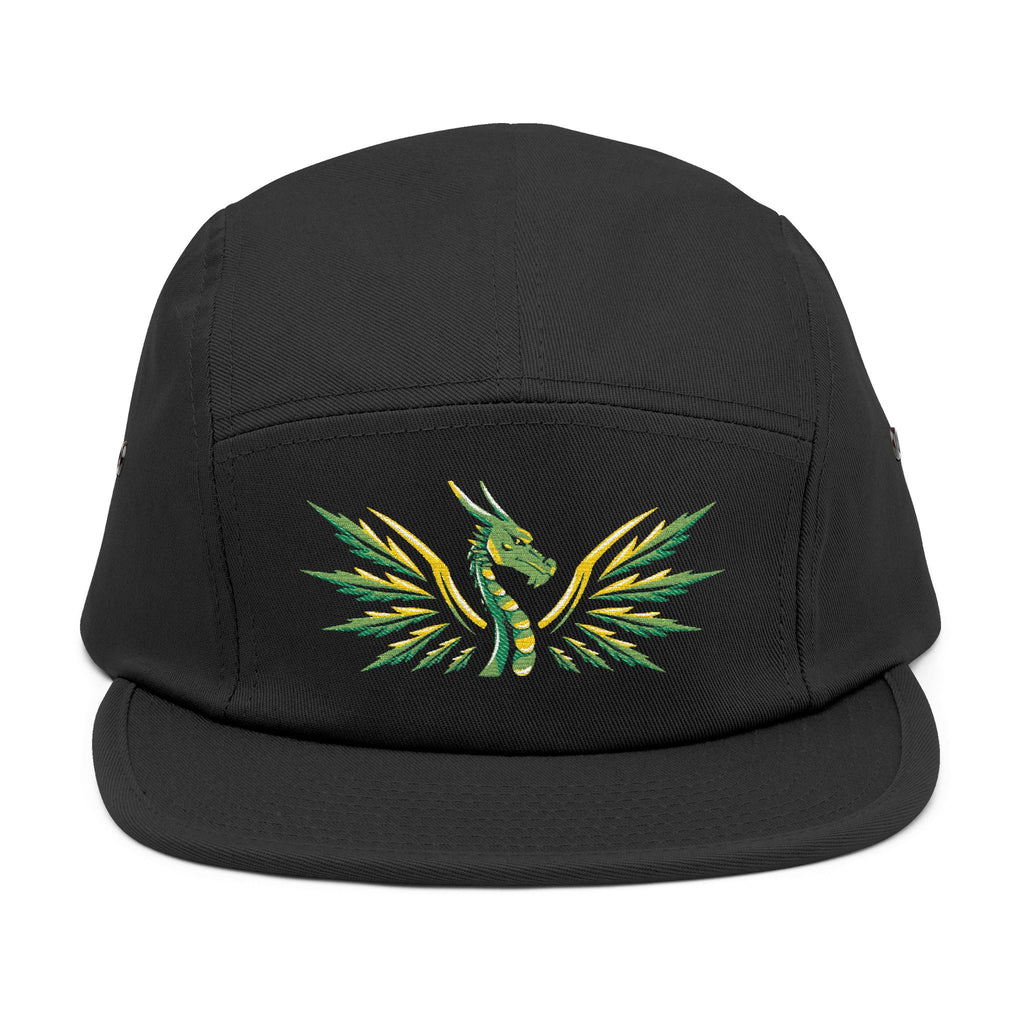 Embroidered Phoenix 5-Panel Cap — GO! WITH NIKO