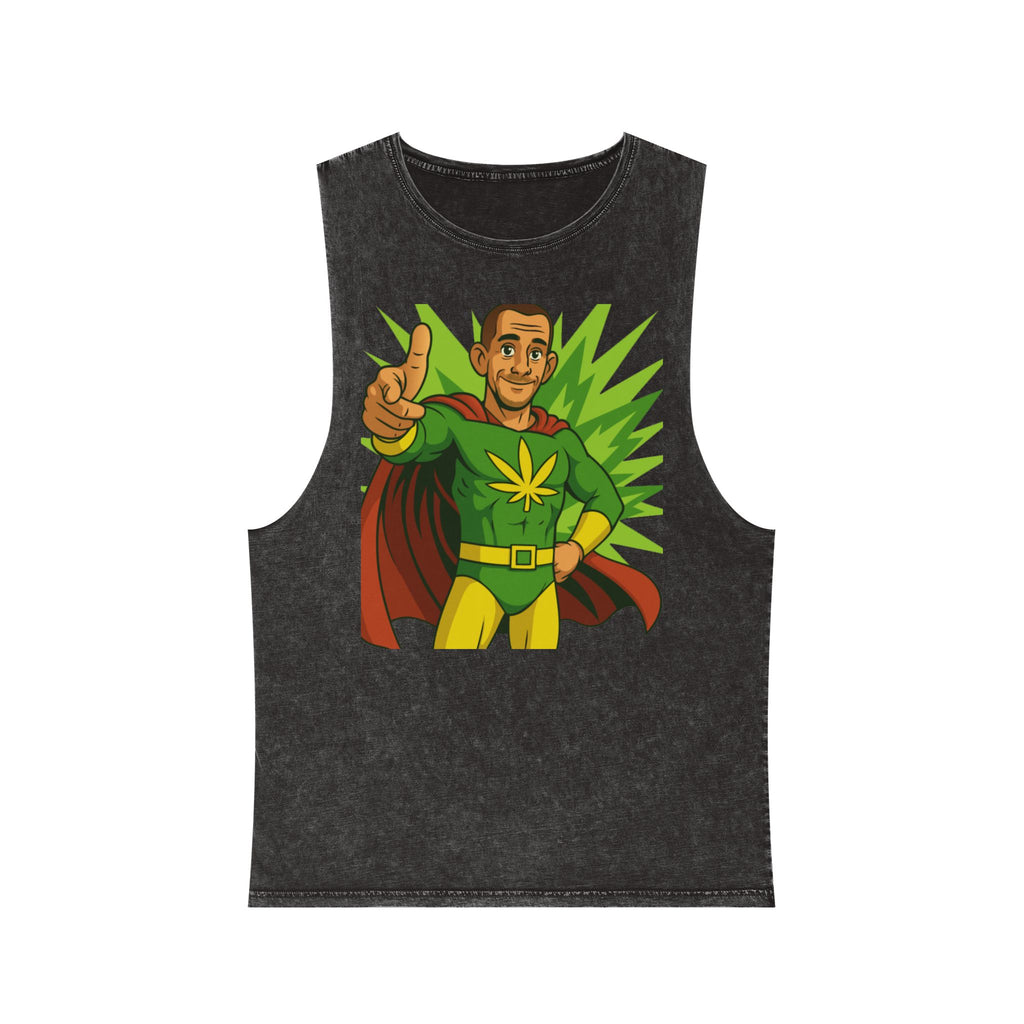 Tank Top — 'Go! With Niko' Superhero Cannabis Graphic