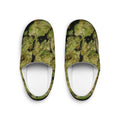 Cannabis Bud Print Men's Indoor Slippers — Cozy Marijuana Pattern House Shoes