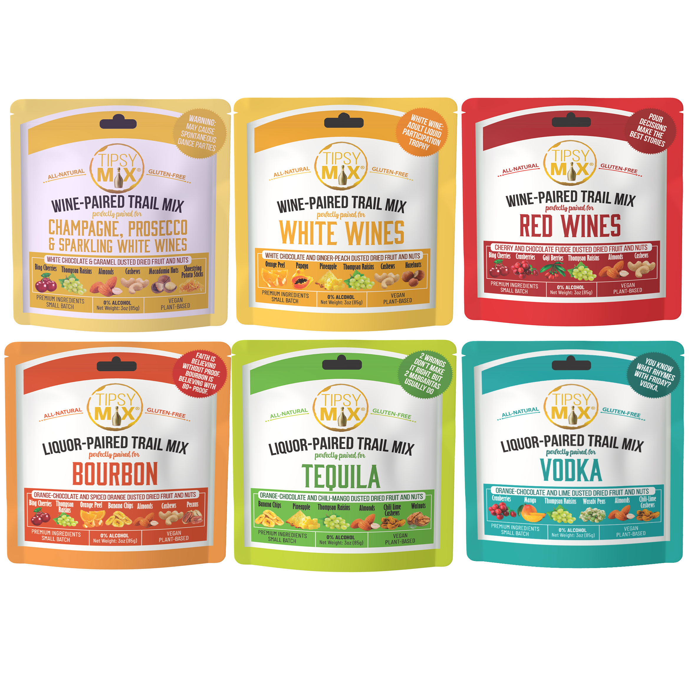 TIPSY MIX LIQUOR-PAIRED TRAIL MIX
