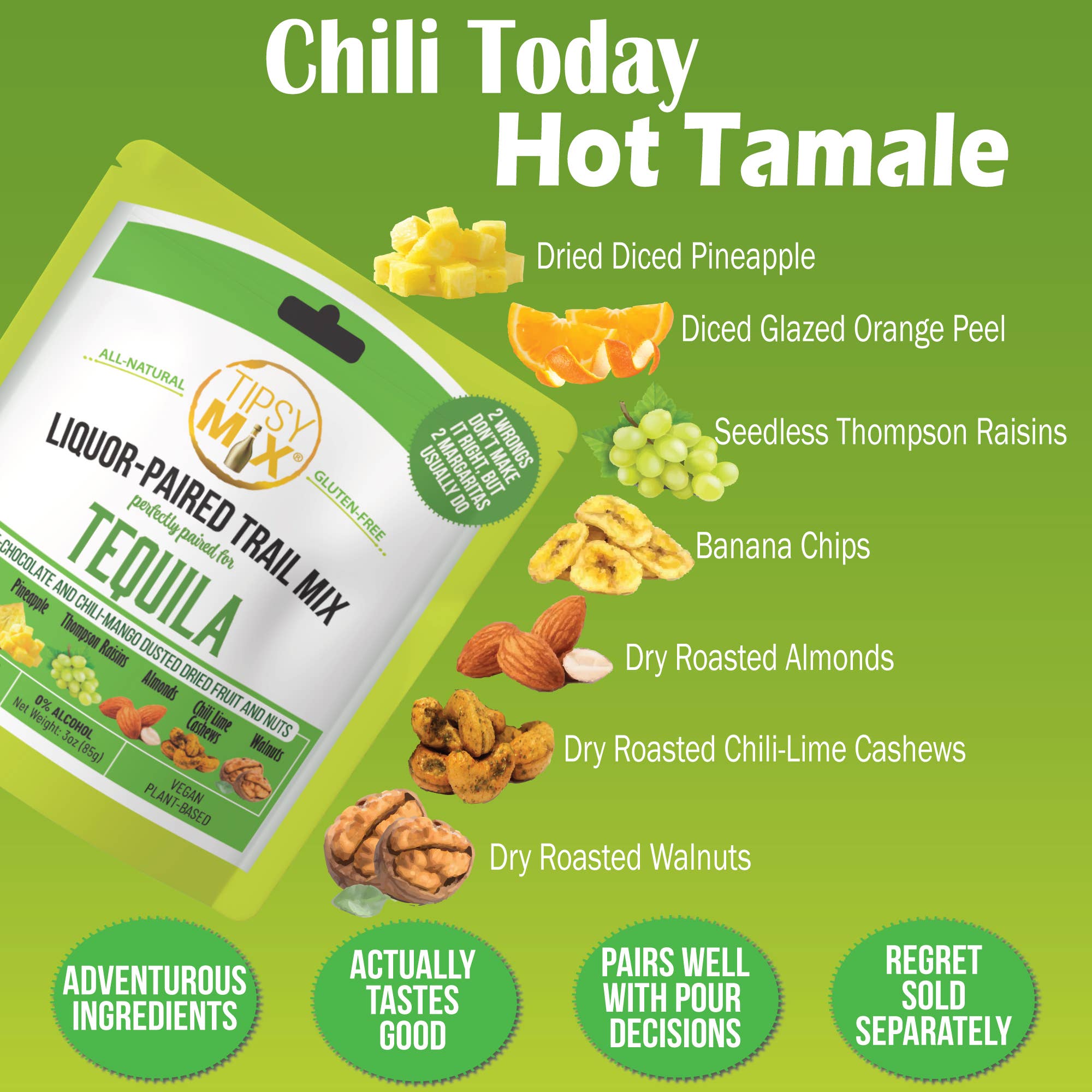 TIPSY MIX LIQUOR-PAIRED TRAIL MIX