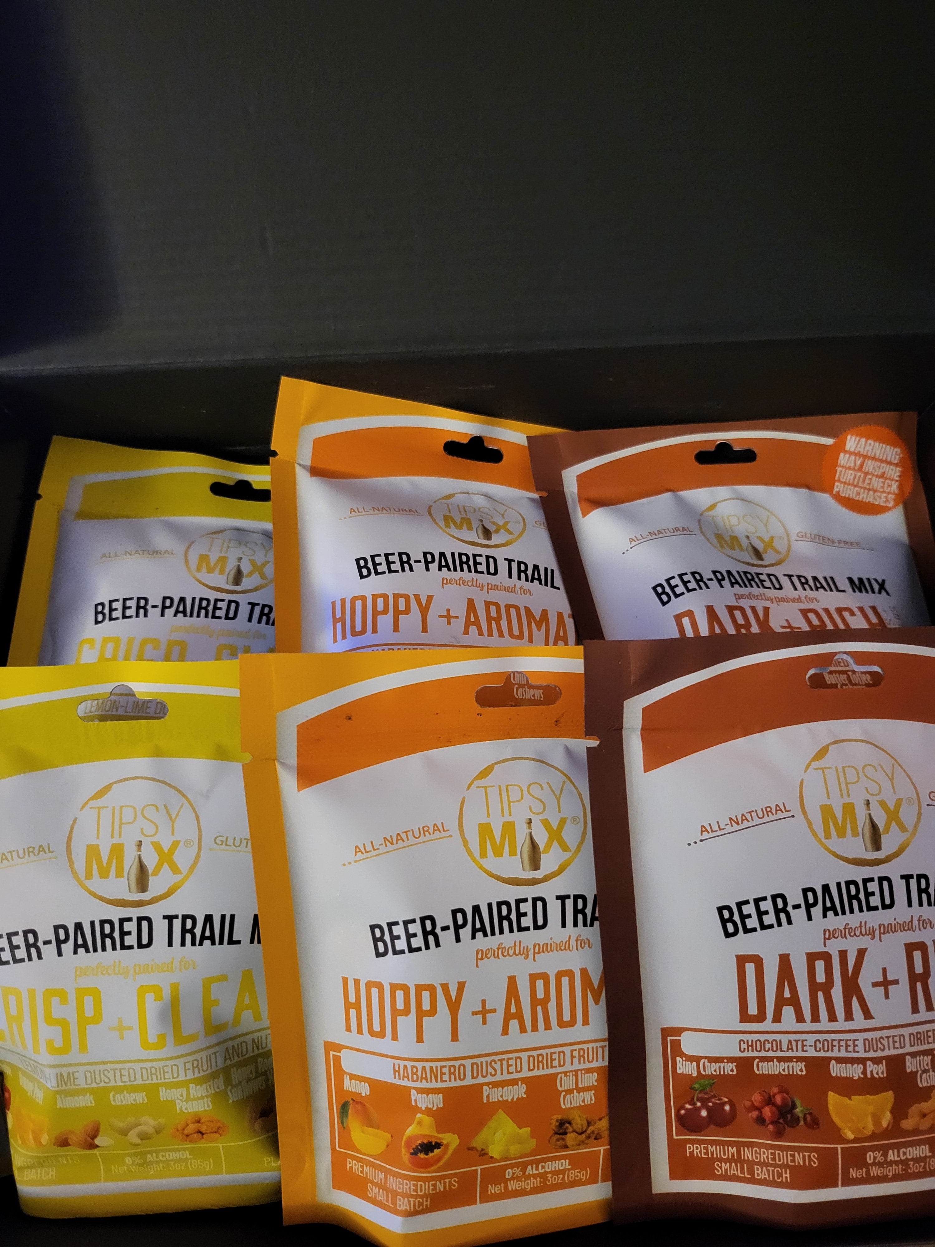 TIPSY MIX BEER PAIRED TRAIL MIX (0% ALCOHOL)