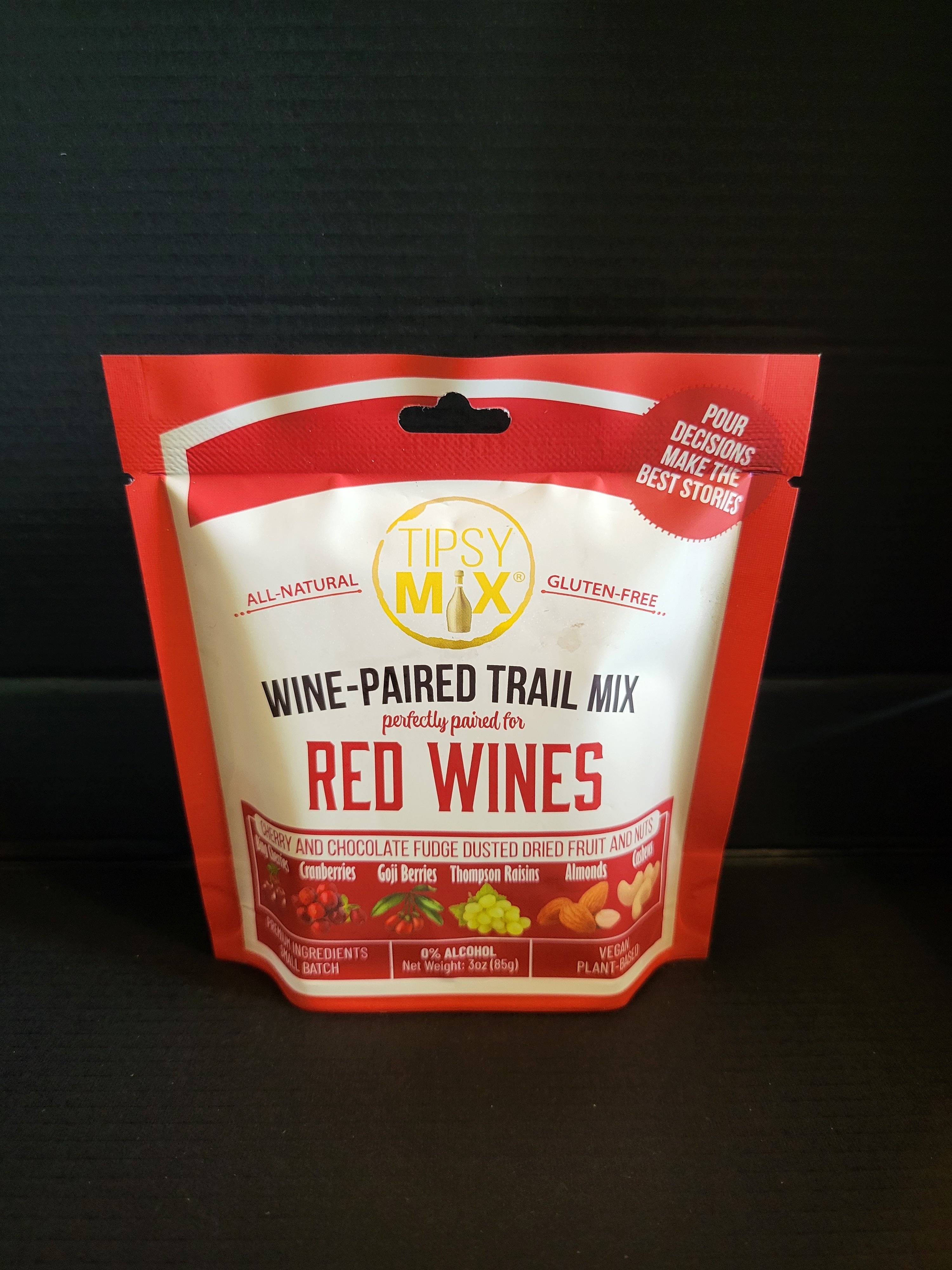 TIPSY MIX WINE-PAIRED TRAIL MIX(0% ALCOHOL)