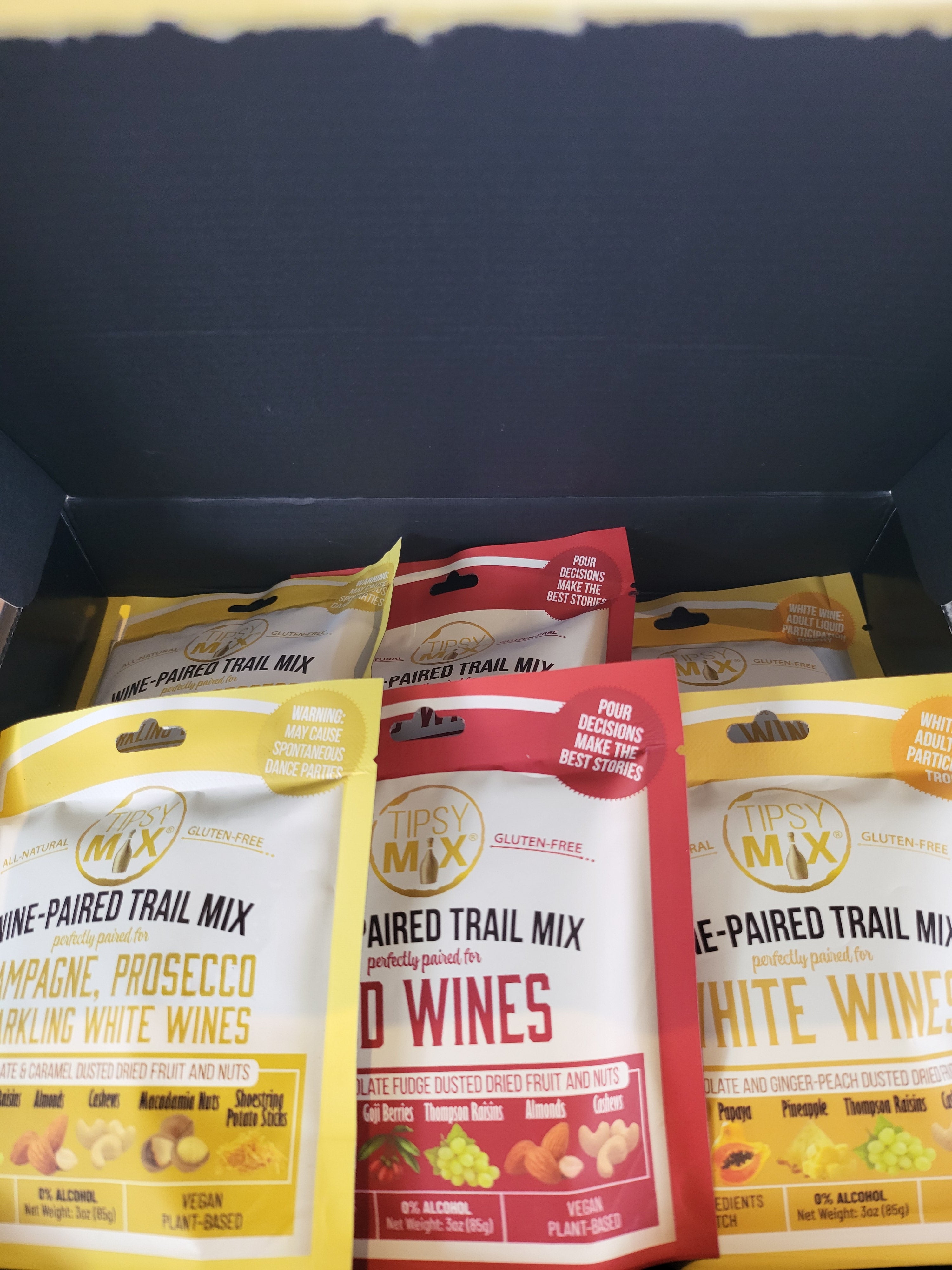 TIPSY MIX WINE-PAIRED TRAIL MIX(0% ALCOHOL)