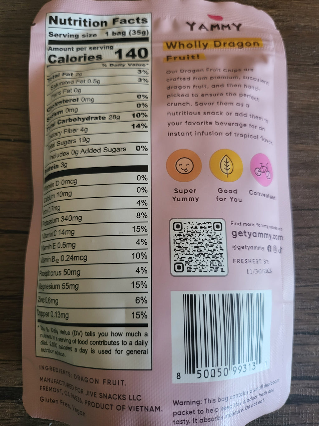 YAMMY DRAGON FRUIT CHIPS!